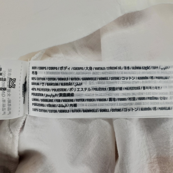 NWT Abercrombie & Fitch Poplin Puff Sleeve Babydoll Mini Dress Size XL - Picture 14 of 14